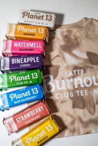 buy Latte Burnout Club t-shirt medium online