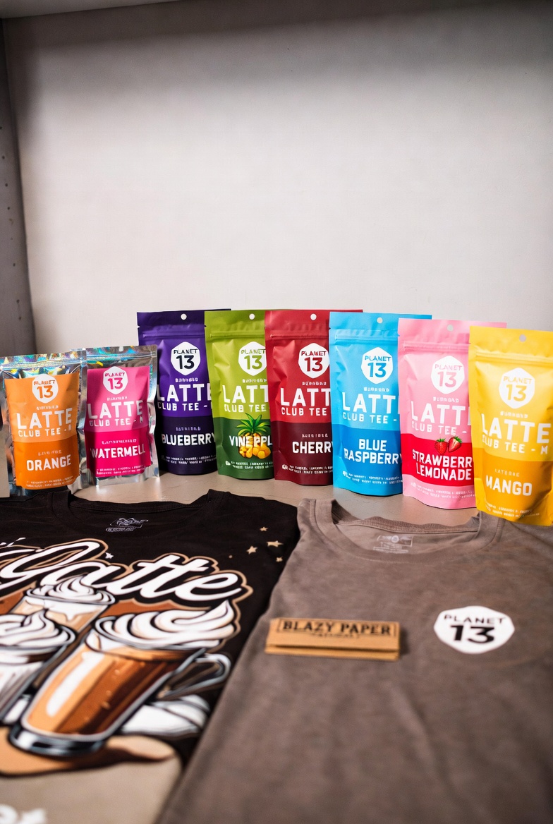 buy Latte Burnout Club t-shirt medium online